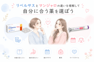リベルサスとマンジャロの違いを理解して自分に合う薬を選ぼう